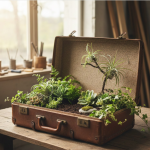 Seconde vie aux objets : quand une vieille valise devient une table de chevet
