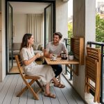 Mobilier de jardin encastrable : l’astuce gain de place pour petits balcons
