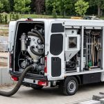 Centrale d&rsquo;aspiration camion ramonage